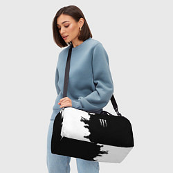 Сумки спортивные Monster energy краски белые, цвет: 3D-принт — фото 2