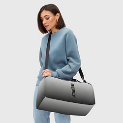 Сумки спортивные Geely серый текстурный, цвет: 3D-принт — фото 2