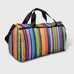 Сумки спортивные Разноцветная полоска, цвет: 3D-принт