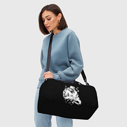 Сумки спортивные Скелет с кружкой, цвет: 3D-принт — фото 2