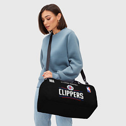 Сумки спортивные Клипперс - баскетбол, цвет: 3D-принт — фото 2