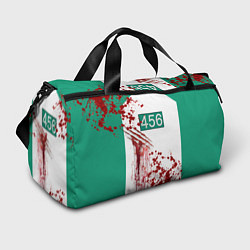 Сумки спортивные Кровавая форма игрока 456 из игры в кальмара, цвет: 3D-принт