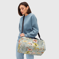 Сумки спортивные Цветы и цветочки, цвет: 3D-принт — фото 2