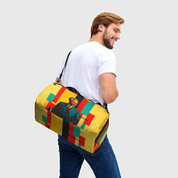 Сумки спортивные Лев Троцкий поп-арт, цвет: 3D-принт — фото 2