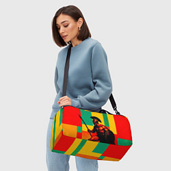 Сумки спортивные Спартанский воин поп-арт, цвет: 3D-принт — фото 2