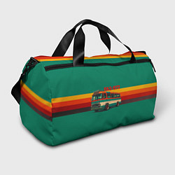 Сумки спортивные Ретро автобус ПАЗ-672, цвет: 3D-принт