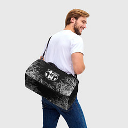 Сумки спортивные Barcelona деревья белые ночь, цвет: 3D-принт — фото 2