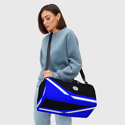 Сумки спортивные Лестер Сити спорт геометрия, цвет: 3D-принт — фото 2