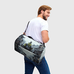Сумки спортивные Шрек панк в доспехах, цвет: 3D-принт — фото 2