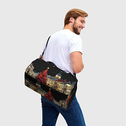 Сумки спортивные Красная новогодняя елка, цвет: 3D-принт — фото 2