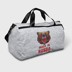 Сумки спортивные Bear: Made in Russia, цвет: 3D-принт