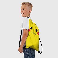 Рюкзак-мешок Happy Pikachu, цвет: 3D-принт — фото 2