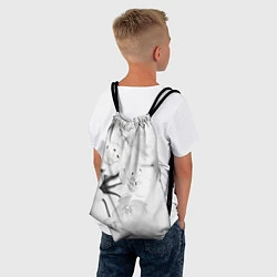 Рюкзак-мешок Белая сакура, цвет: 3D-принт — фото 2