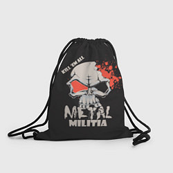 Рюкзак-мешок Metal Militia, цвет: 3D-принт
