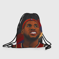 Рюкзак-мешок LeBron Smile, цвет: 3D-принт