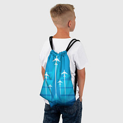 Рюкзак-мешок Космические войска, цвет: 3D-принт — фото 2