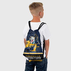 Рюкзак-мешок Nashville Predators, цвет: 3D-принт — фото 2