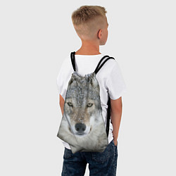 Рюкзак-мешок Милый волк, цвет: 3D-принт — фото 2