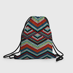 Рюкзак-мешок Узоры вышивки, цвет: 3D-принт