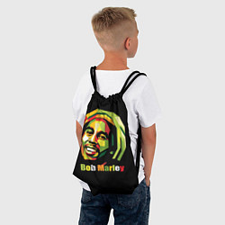 Рюкзак-мешок Bob Marley Smile, цвет: 3D-принт — фото 2