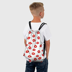 Рюкзак-мешок Поцелуйчики, цвет: 3D-принт — фото 2