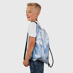 Рюкзак-мешок Морозные узоры, цвет: 3D-принт — фото 2