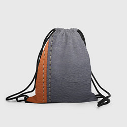 Рюкзак-мешок Кожа, цвет: 3D-принт