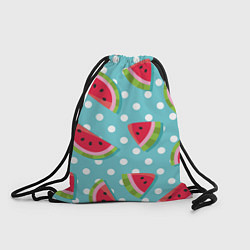 Рюкзак-мешок Арбузный рай, цвет: 3D-принт