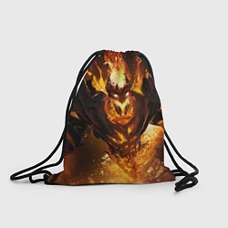 Рюкзак-мешок Nevermore Hell, цвет: 3D-принт