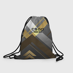 Рюкзак-мешок Cs:go - Bronze Deco Бронзовая декорация 2022, цвет: 3D-принт
