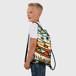 Рюкзак-мешок Узор Африки, цвет: 3D-принт — фото 2