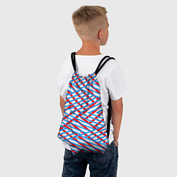 Рюкзак-мешок Blue&Red, цвет: 3D-принт — фото 2