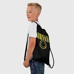 Рюкзак-мешок Nirvana Rock, цвет: 3D-принт — фото 2