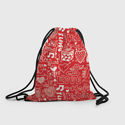 Рюкзак-мешок Happy Valentine, цвет: 3D-принт