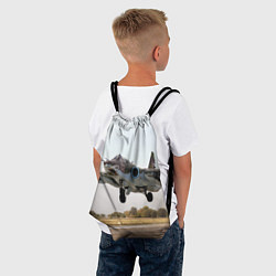 Рюкзак-мешок Истребитель, цвет: 3D-принт — фото 2