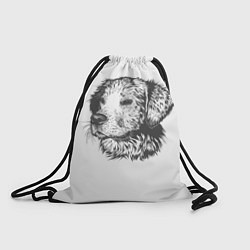 Рюкзак-мешок Собака: карандаш, цвет: 3D-принт