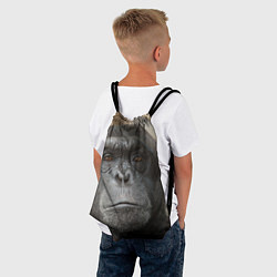 Рюкзак-мешок Глаза гориллы, цвет: 3D-принт — фото 2