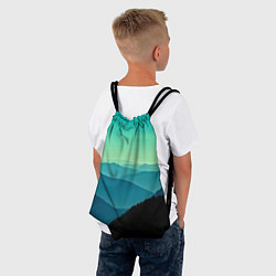 Рюкзак-мешок Туманный лес, цвет: 3D-принт — фото 2
