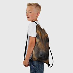 Рюкзак-мешок Взгляд собаки, цвет: 3D-принт — фото 2