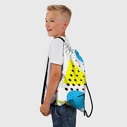 Рюкзак-мешок Стильная геометрия, цвет: 3D-принт — фото 2