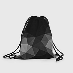 Рюкзак-мешок Abstract gray, цвет: 3D-принт