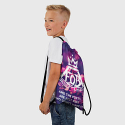 Рюкзак-мешок FOB: Save Rock & Roll, цвет: 3D-принт — фото 2