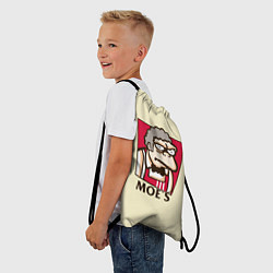 Рюкзак-мешок Moe's KFC, цвет: 3D-принт — фото 2