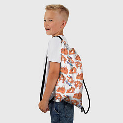 Рюкзак-мешок Стикеры с лисом, цвет: 3D-принт — фото 2