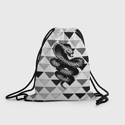 Рюкзак-мешок Snake Geometric, цвет: 3D-принт