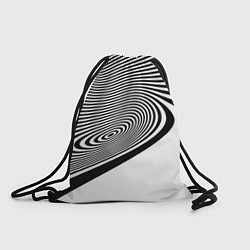 Рюкзак-мешок Black & White Illusion, цвет: 3D-принт
