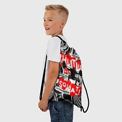 Рюкзак-мешок Shut up & squat, цвет: 3D-принт — фото 2
