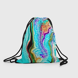 Рюкзак-мешок Цветные разводы, цвет: 3D-принт