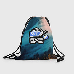 Рюкзак-мешок SKI, цвет: 3D-принт