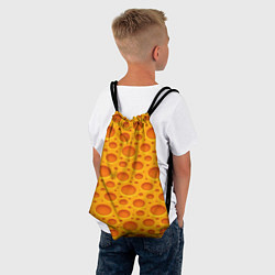 Рюкзак-мешок Сыр, цвет: 3D-принт — фото 2